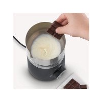 Produktbild för SEVERIN SM 3585 Spuma 500 - mjölkskummare - borstat stål/svart