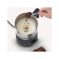 Produktbild för SEVERIN SM 3585 Spuma 500 - mjölkskummare - borstat stål/svart
