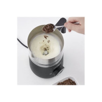 Produktbild för SEVERIN SM 3585 Spuma 500 - mjölkskummare - borstat stål/svart