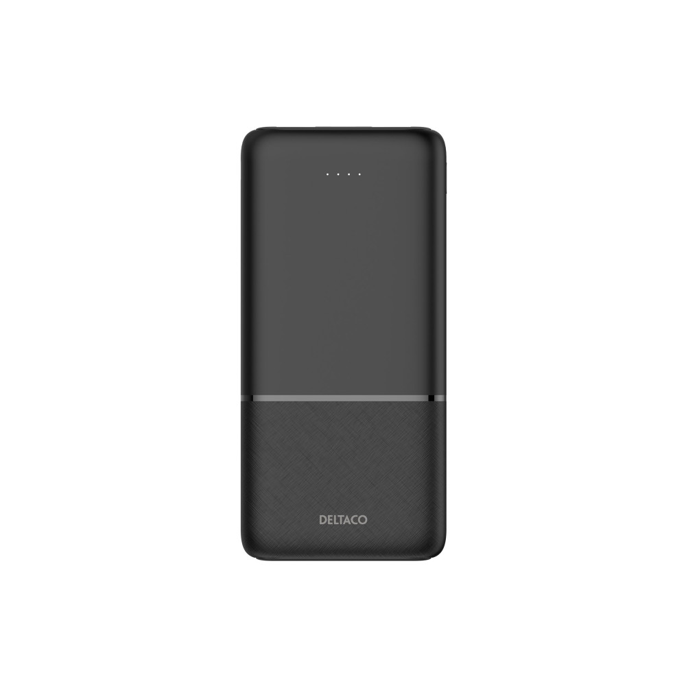 Produktbild för DELTACO trådlös powerbank - Li-pol - USB-C, 2 x USB - 20 Watt