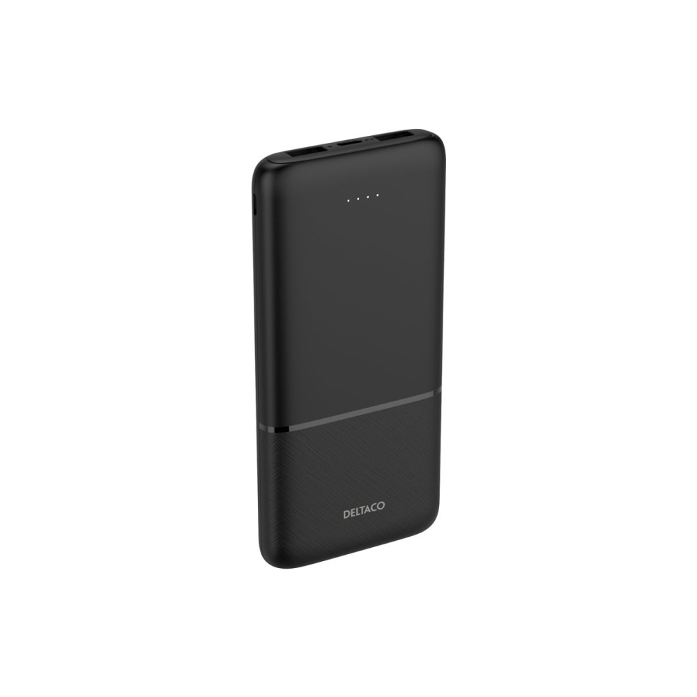 Produktbild för DELTACO trådlös powerbank - Li-pol - USB-C, 2 x USB - 20 Watt