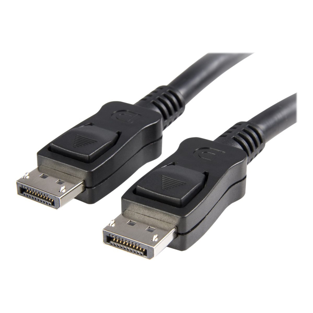 Produktbild för StarTech DisplayPort 1.2-kabel med lås – certifierad, 2 m - DisplayPort-kabel - 2 m