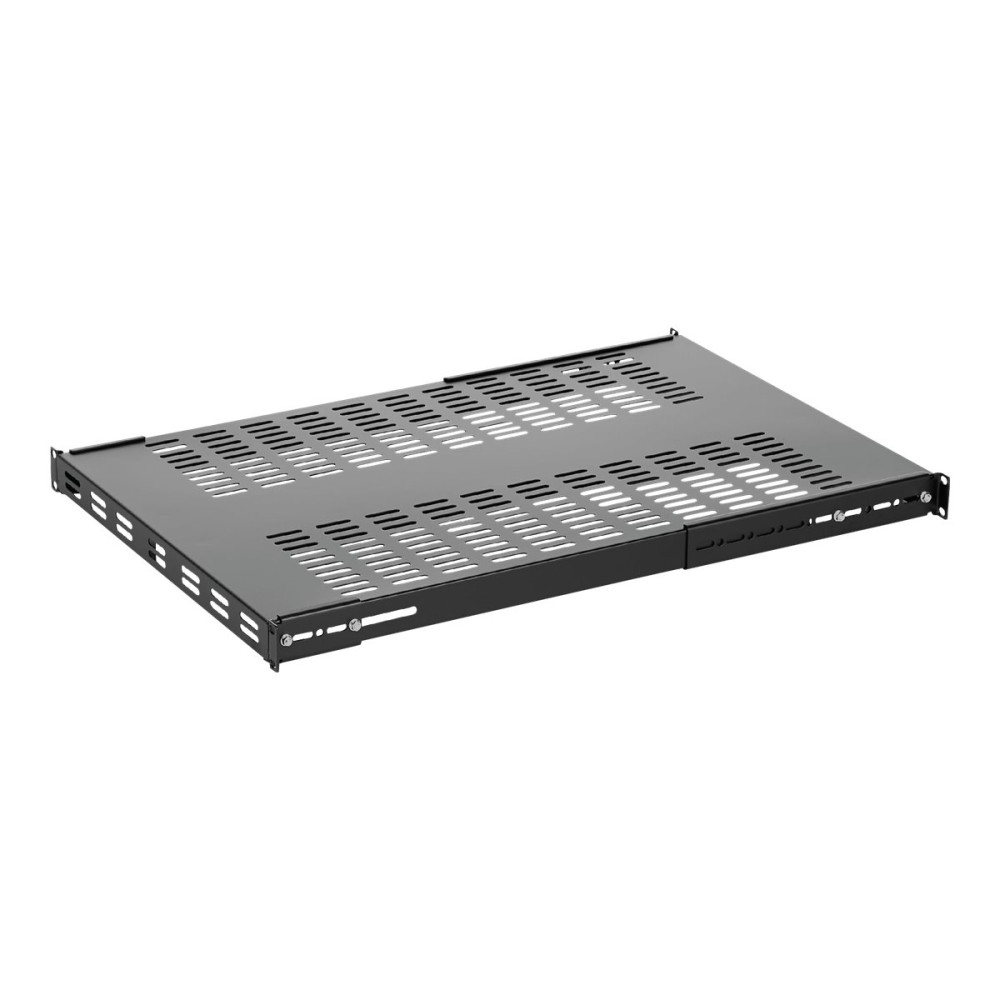 Produktbild för StarTech.com Server Rack Shelf - 1U - Adjustable Mount Depth - Heavy Duty - hylla för rack - 1U