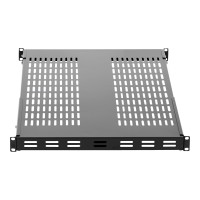 Produktbild för StarTech.com Server Rack Shelf - 1U - Adjustable Mount Depth - Heavy Duty - hylla för rack - 1U