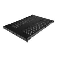Produktbild för StarTech.com Server Rack Shelf - 1U - Adjustable Mount Depth - Heavy Duty - hylla för rack - 1U