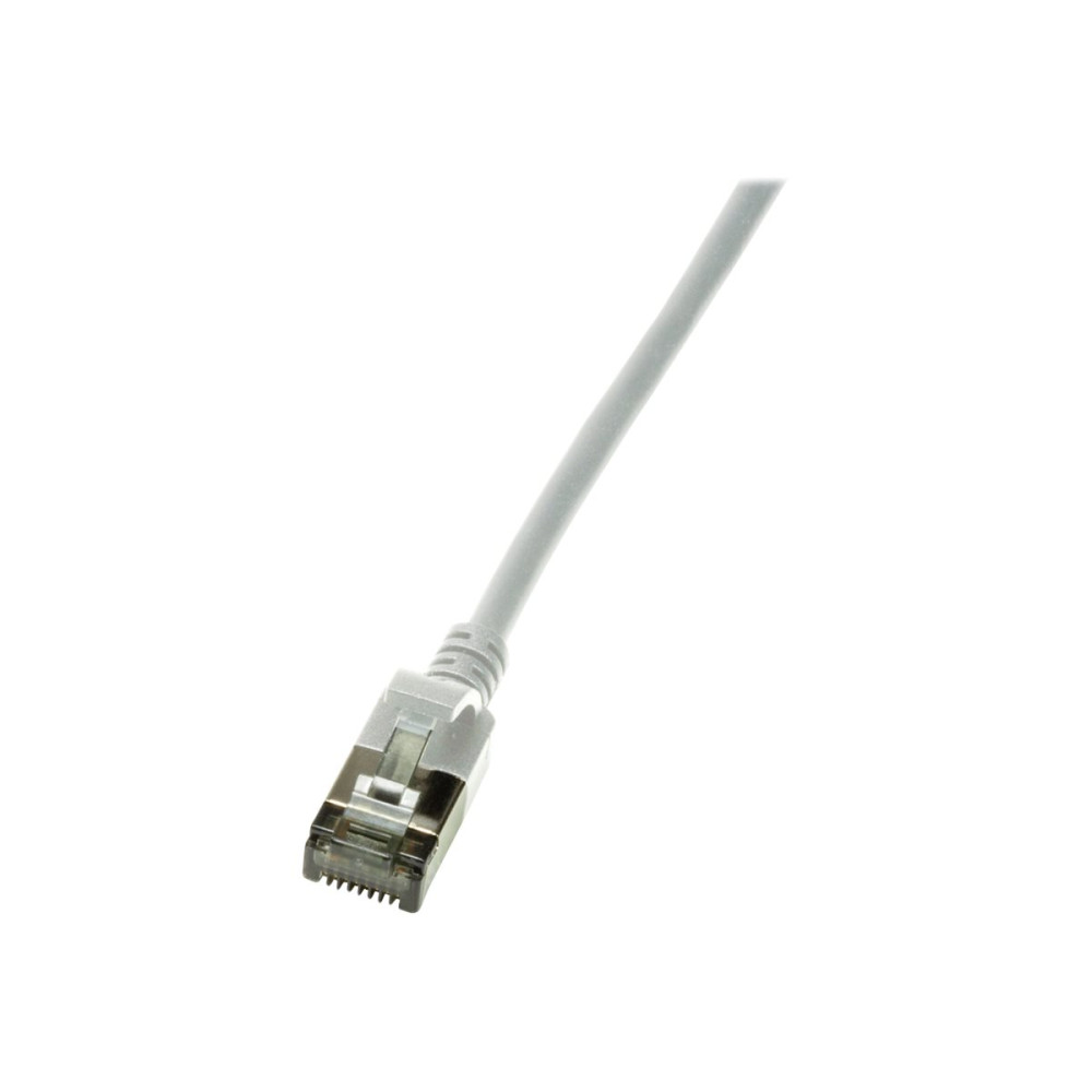 Produktbild för LogiLink SlimLine - patch-kabel - 30 cm - grå, RAL 7035