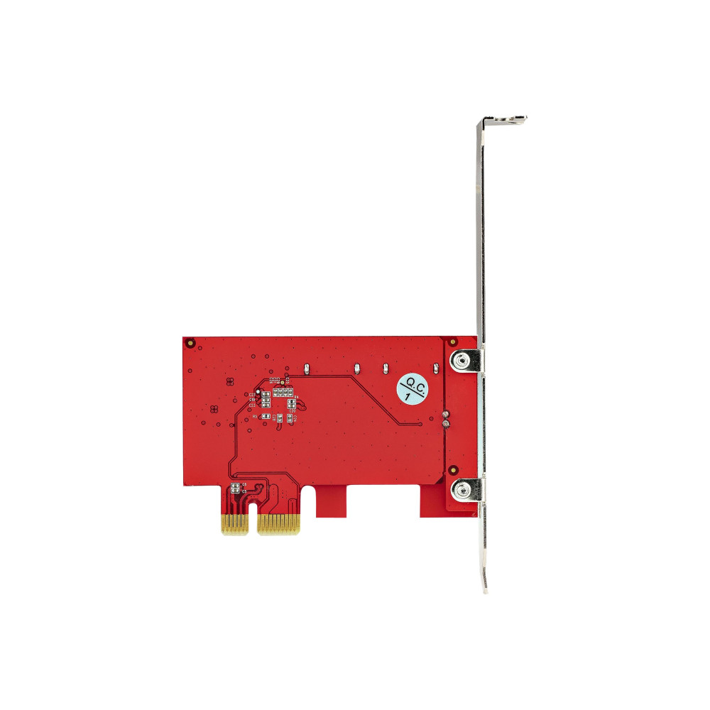 Produktbild för StarTech.com SATA PCIe-kort - 2-portars PCIe SATA-expansionskort - 6 Gbps - Hel-/lågprofil - PCI Express till SATA-adapter/-kontroller - ASM1061 icke-RAID-drift - PCIe till SATA-omvandlare - kontrollerkort - SATA 6Gb/s - PCIe 2.0 x1