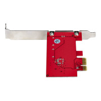 Produktbild för StarTech.com SATA PCIe-kort - 2-portars PCIe SATA-expansionskort - 6 Gbps - Hel-/lågprofil - PCI Express till SATA-adapter/-kontroller - ASM1061 icke-RAID-drift - PCIe till SATA-omvandlare - kontrollerkort - SATA 6Gb/s - PCIe 2.0 x1
