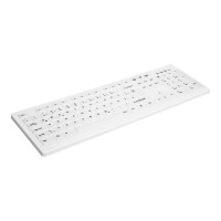 Produktbild för Contour Active Key MedicalKey AK-C8100 Sanitizable - tangentbord - amerikansk - vit Inmatningsenhet