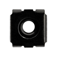 Produktbild för StarTech.com 10-32 Cage Nuts - 50 Pack - Rack Mount Clip Nuts - For Square Hole Server Rack - Black (CABCAGENUTS1032) - hylsmuttrar - TAA-kompatibel