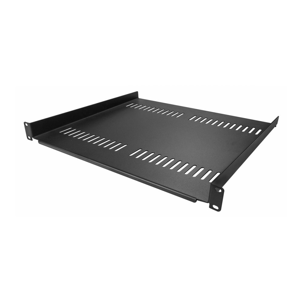 Produktbild för StarTech.com 2-Pack 1U Server Rack Shelf, Vented, 44lb Capacity, 16" Deep (CABSHELF116V2PK) - hylla för rack - 1U
