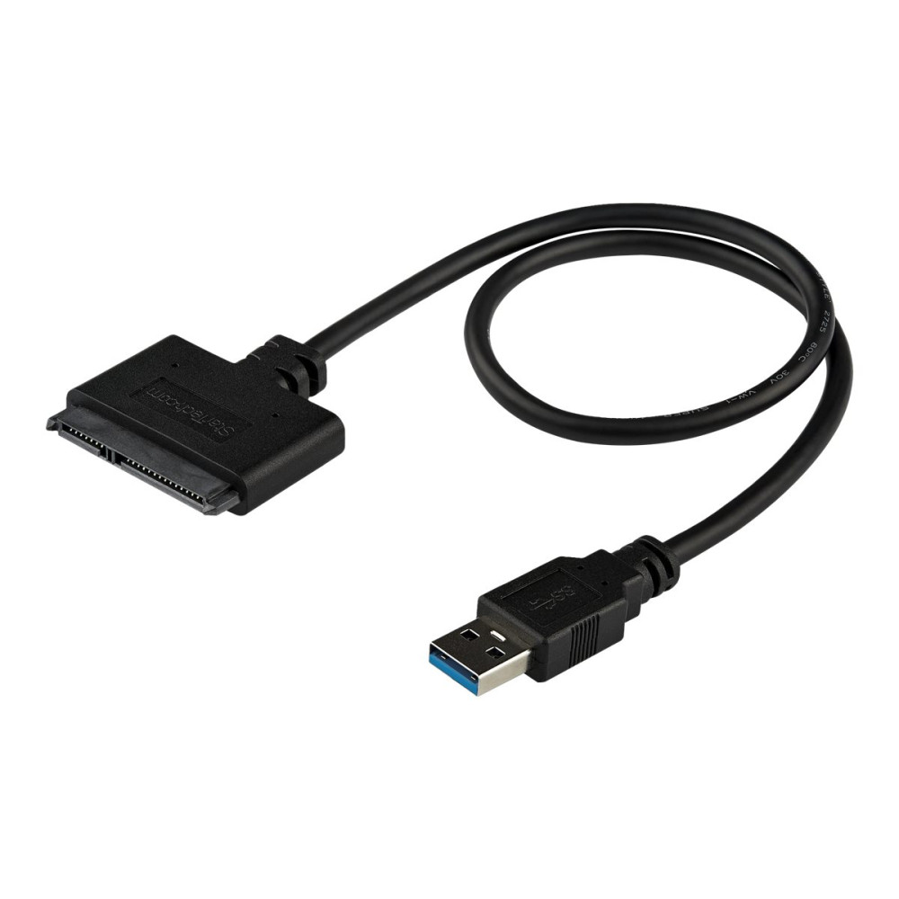 Produktbild för StarTech.com SATA to USB Cable - USB 3.0 to 2.5" SATA III Hard Drive Adapter - External Converter for SSD/HDD Data Transfer (USB3S2SAT3CB) - kontrollerkort - SATA 6Gb/s - USB 3.0