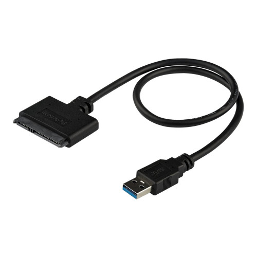 StarTech.com StarTech.com SATA to USB Cable - USB 3.0 to 2.5" SATA III Hard Drive Adapter - External Converter for SSD/HDD Data Transfer (USB3S2SAT3CB) - kontrollerkort - SATA 6Gb/s - USB 3.0