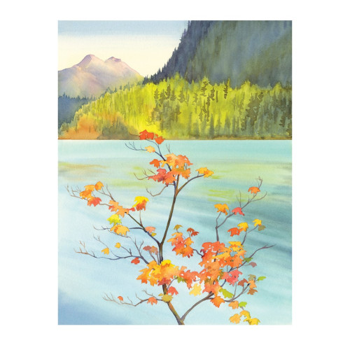 Pomegranate Europe Ltd Vine Maple Notecard