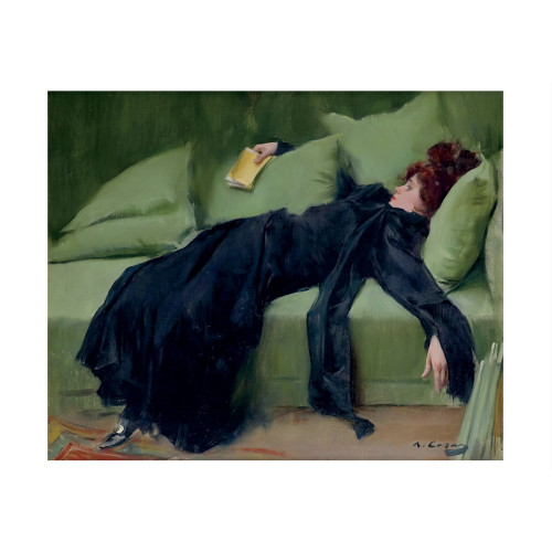 Pomegranate Europe Ltd Decadent Young Woman, After the Dance Notecard