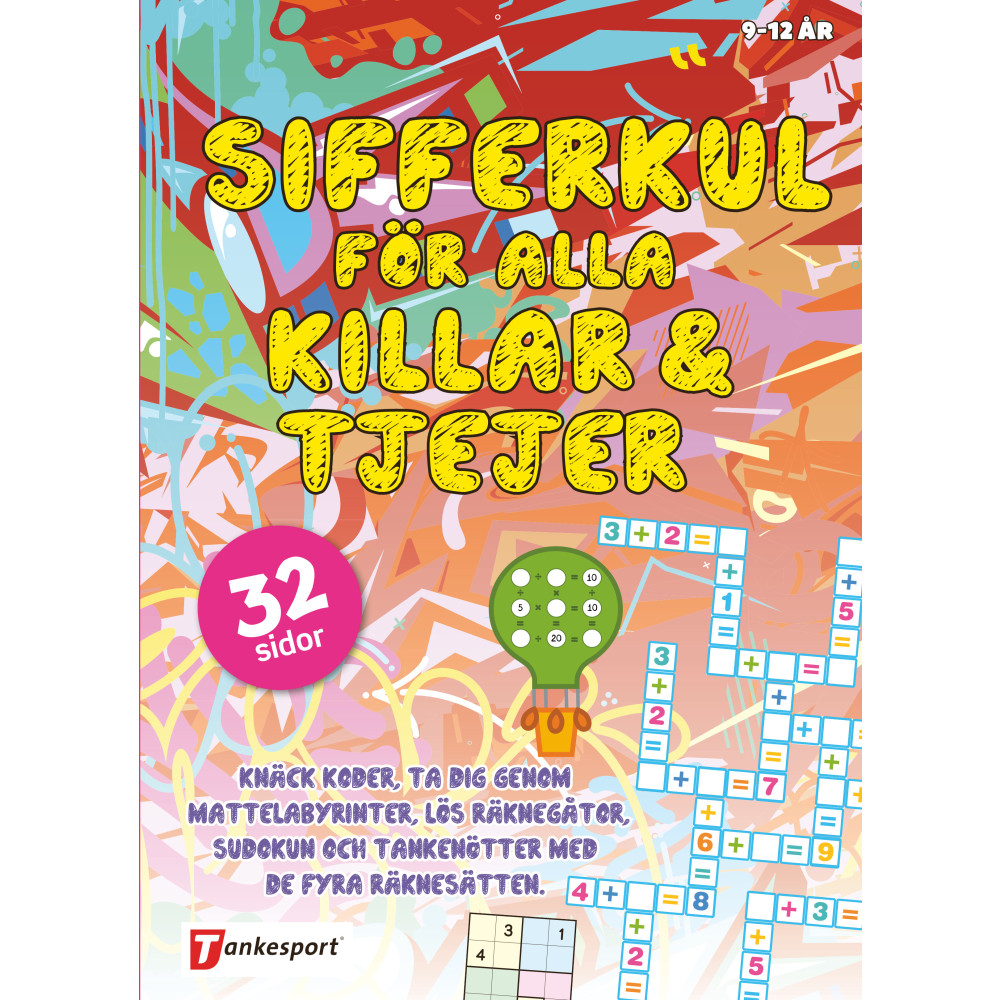 Produktbild för Sifferkul för alla killar & tjejer (häftad)