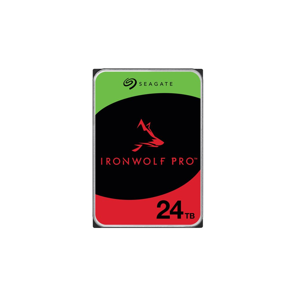 Produktbild för Seagate IronWolf Pro ST24000NT002 - hårddisk - 24 TB - SATA 6Gb/s