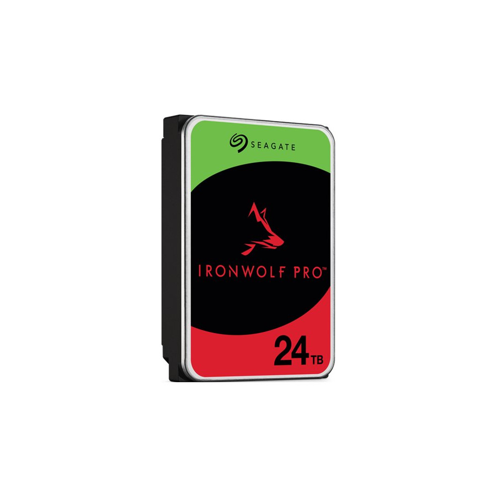 Produktbild för Seagate IronWolf Pro ST24000NT002 - hårddisk - 24 TB - SATA 6Gb/s