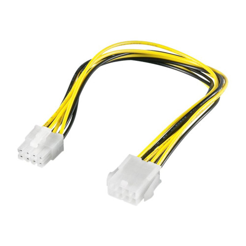 WENTRONIC GMBH goobay CAK S-12 - förlängningskabel för ström - 8 stifts intern ström till 8 stifts intern ström - 28 cm