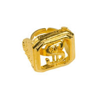 Produktbild för Boland 00642, Maskeradring, Vuxen, Alla, Strykjärn, Guld, 85...