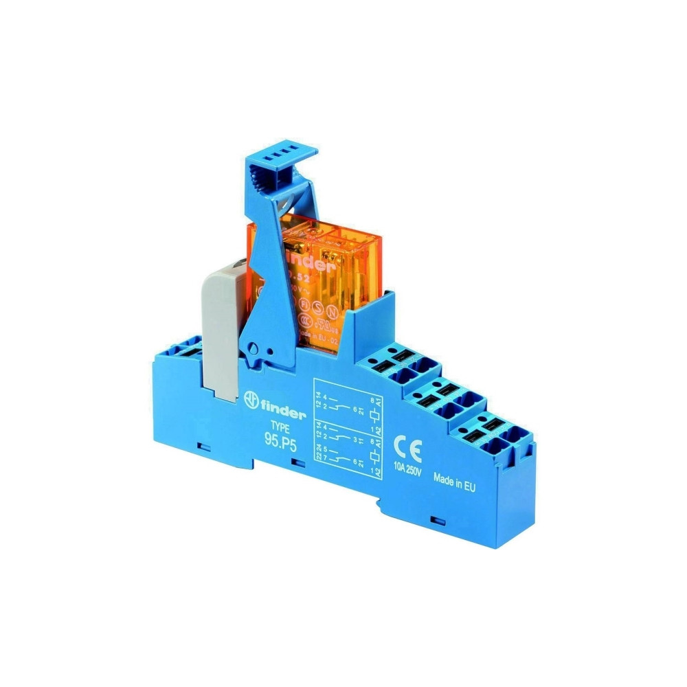 Produktbild för Finder 48.P5.7.012.0050 reläkomponent 12 V/DC, brytström (ma...