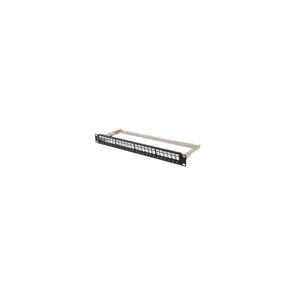 Produktbild för Lanberg kopplingspanel (tom) - 1U - 19"