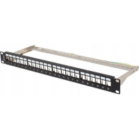 Produktbild för Lanberg kopplingspanel (tom) - 1U - 19"