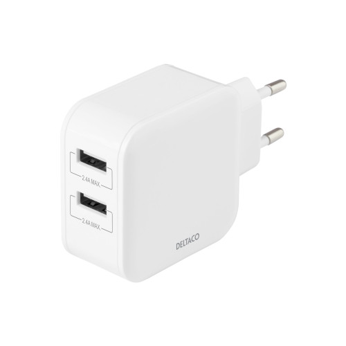 Deltaco DELTACO strömadapter - USB - 24 watt