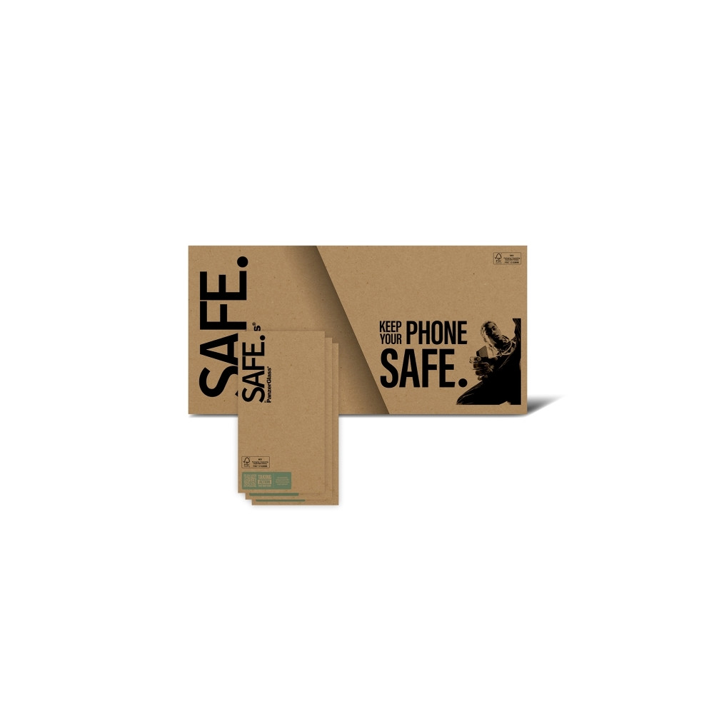Produktbild för SAFE. by PanzerGlass - skärmskydd för mobiltelefon - ultrabred passning