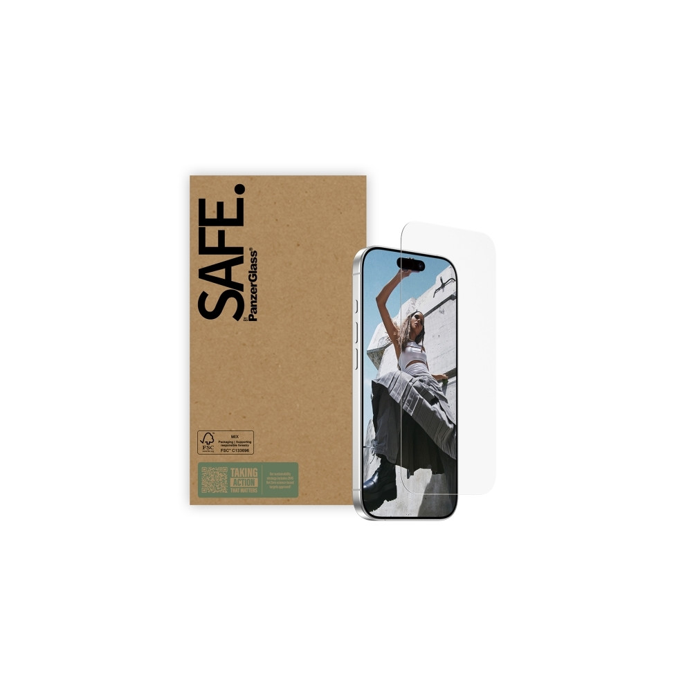 Produktbild för SAFE. by PanzerGlass - skärmskydd för mobiltelefon - ultrabred passning