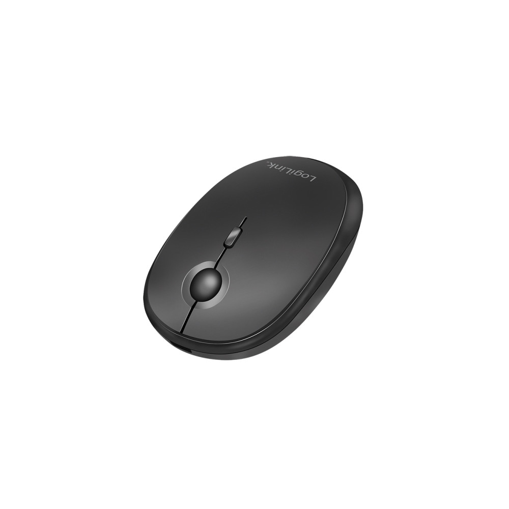Produktbild för LogiLink - mus - 2.4 GHz, Bluetooth 4.0 - svart