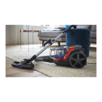 Produktbild för Philips PowerPro Compact FC9330 - dammsugare - med behållare - sportröd