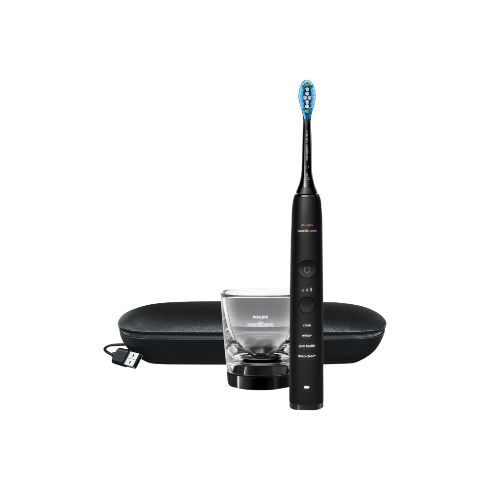 Produktbild för Philips Sonicare DiamondClean 9000 HX9911 - tandborste - svart