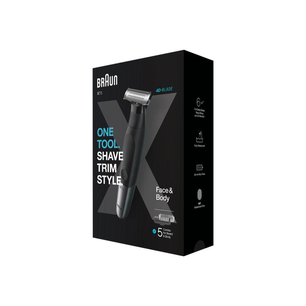 Produktbild för Braun Series X XT5100 - trimmer - svart/silver