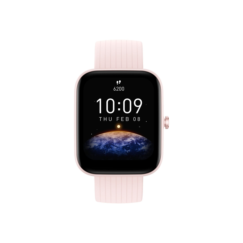 Produktbild för Amazfit Bip 3 Pro - rosa - smart klocka med rem - rosa