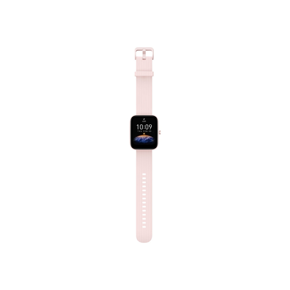 Produktbild för Amazfit Bip 3 Pro - rosa - smart klocka med rem - rosa