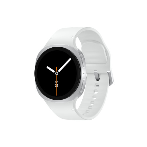 SAMSUNG Samsung Galaxy Watch8 - silver - smart klocka med sportband - vit - 32 GB