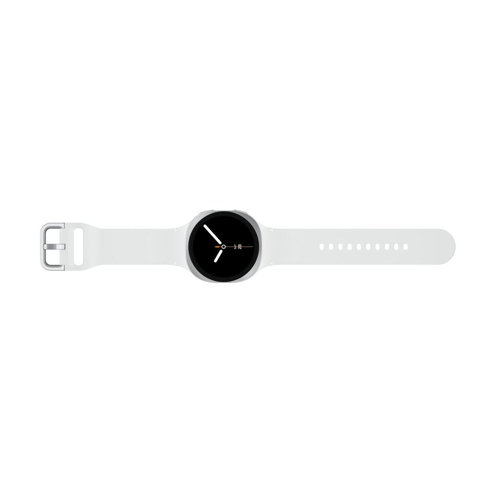 Produktbild för Samsung Galaxy Watch8 - silver - smart klocka med sportband - vit - 32 GB