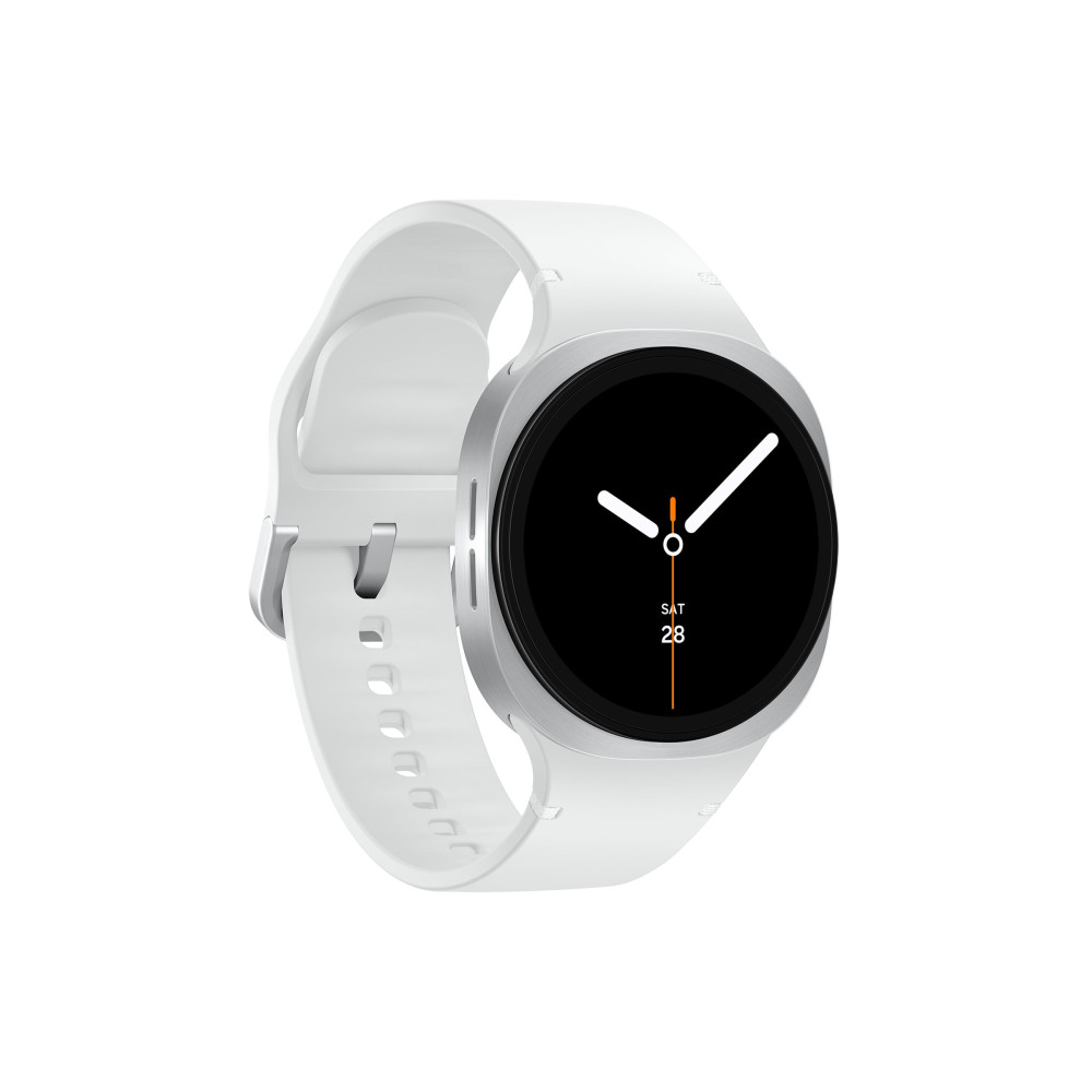 Produktbild för Samsung Galaxy Watch8 - silver - smart klocka med sportband - vit - 32 GB