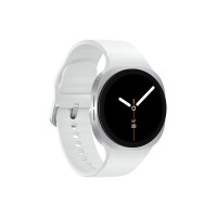 Produktbild för Samsung Galaxy Watch8 - silver - smart klocka med sportband - vit - 32 GB