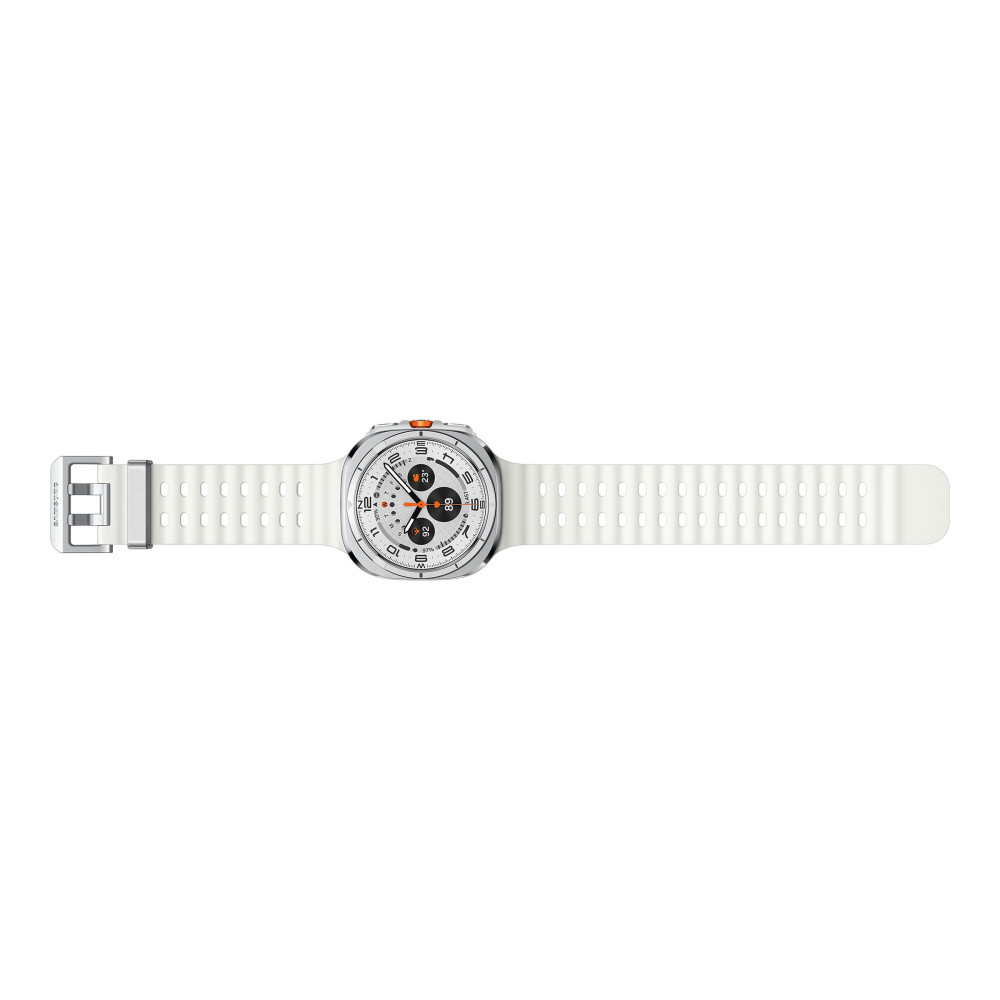 Produktbild för Samsung Galaxy Watch Ultra - titanvitt - smart klocka med marinband - vit - 64 GB