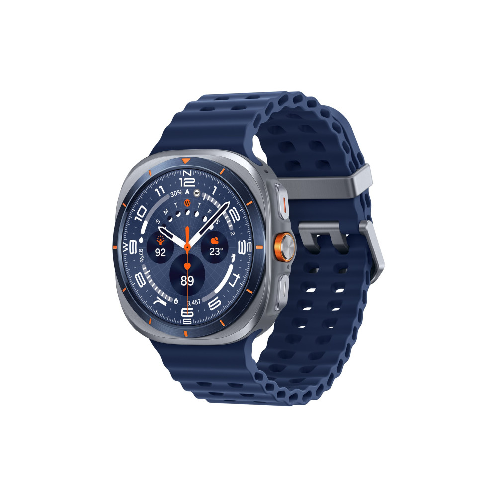 Produktbild för Samsung Galaxy Watch Ultra - titanblå - smart klocka med marinband - blå - 64 GB
