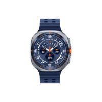 Produktbild för Samsung Galaxy Watch Ultra - titanblå - smart klocka med marinband - blå - 64 GB