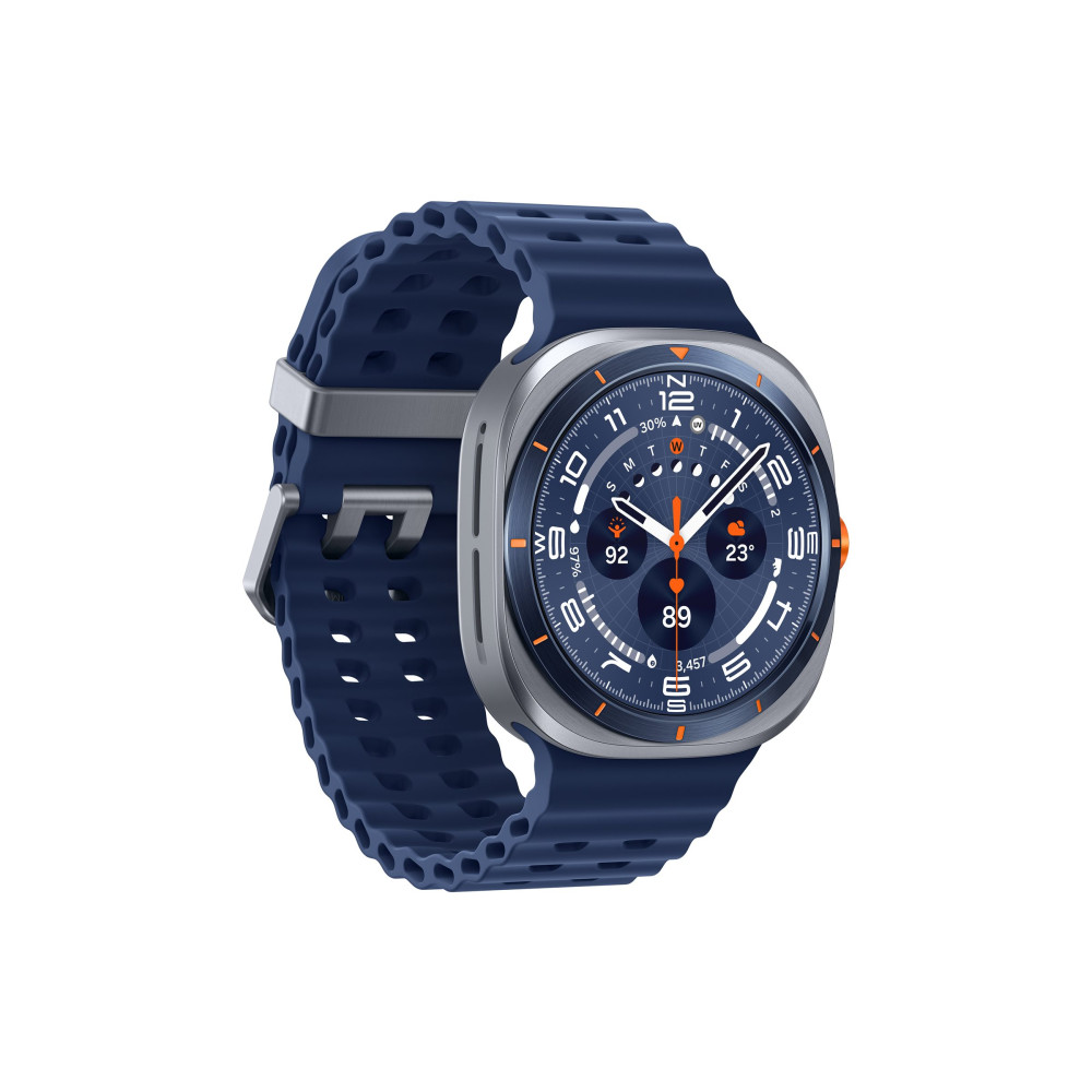 Produktbild för Samsung Galaxy Watch Ultra - titanblå - smart klocka med marinband - blå - 64 GB