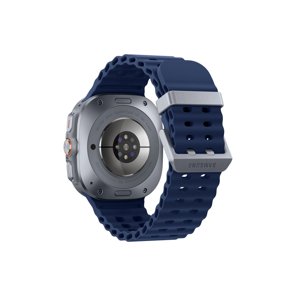 Produktbild för Samsung Galaxy Watch Ultra - titanblå - smart klocka med marinband - blå - 64 GB