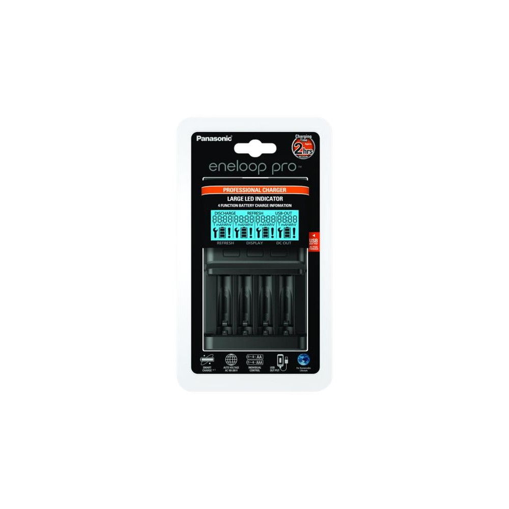 Produktbild för Panasonic eneloop BQ-CC65E batteriladdare - USB