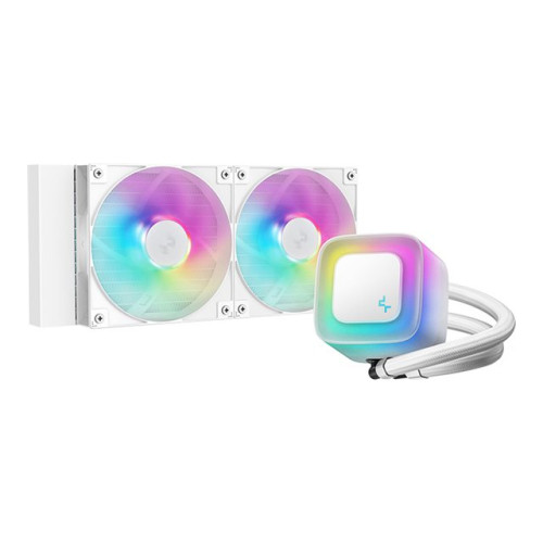 DeepCool Deepcool LE240 WH V2 - kylsystem med vätska till processorn