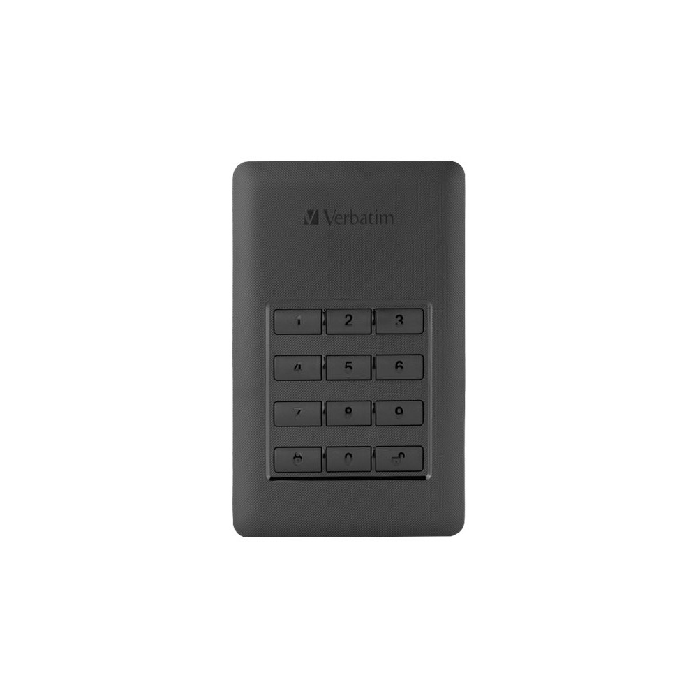 Produktbild för Verbatim Store 'n' Go Secure Portable HDD with Keypad Access - hårddisk - 2 TB - USB 3.1 Gen 1