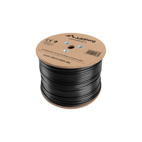 LANBERG Lanberg bulkkabel - svart, RAL 9004