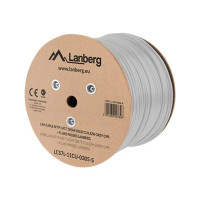 Produktbild för Lanberg bulkkabel - 305 m - pantone cool gray 5C